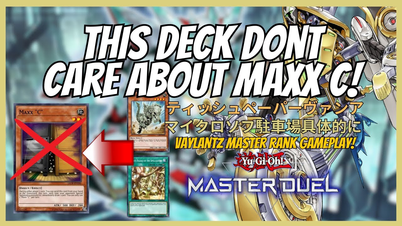 This deck don't care about Maxx C! Vaylantz-Yu Gi Oh Master Duel-September 2023 [Ranked]