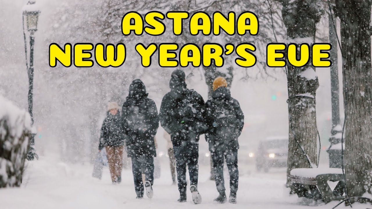 New Year’s Eve in Astana 🇰🇿 | Walking Tour, Winter Vibes & Local Life ❄️ 
