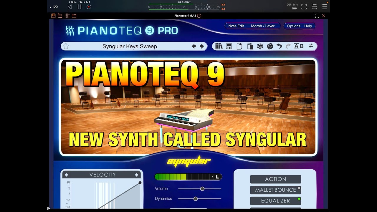 PIANOTEQ 9 — НОВЫЙ инструмент — Синтезатор Syngular — Давайте поиграем — iOS, Mac и PC