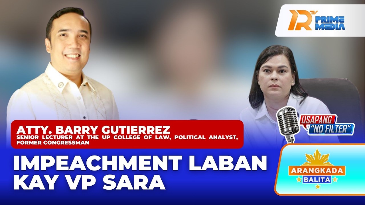 Impeachment Case Laban kay Sara Duterte | Arangkada Balita
