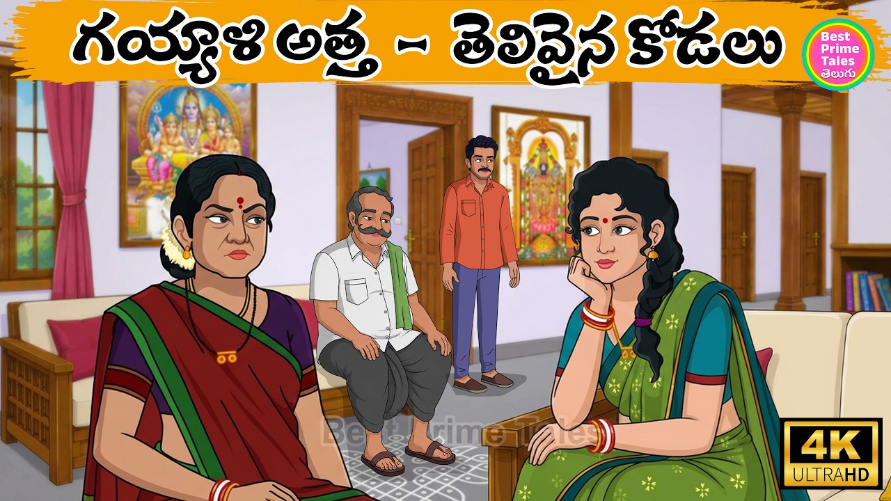 గయ్యాళి  అత్త &ndash; తెలివైన కోడలు| Telugu Family Stories | Telugu Kathalu | Moral stories in Telugu | 4k
