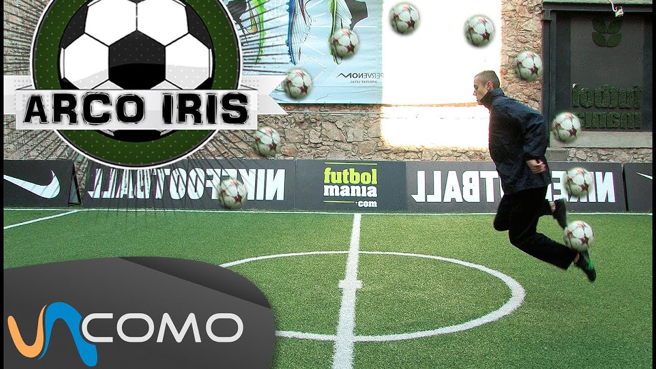 El arco iris en fútbol freestyle paso a paso