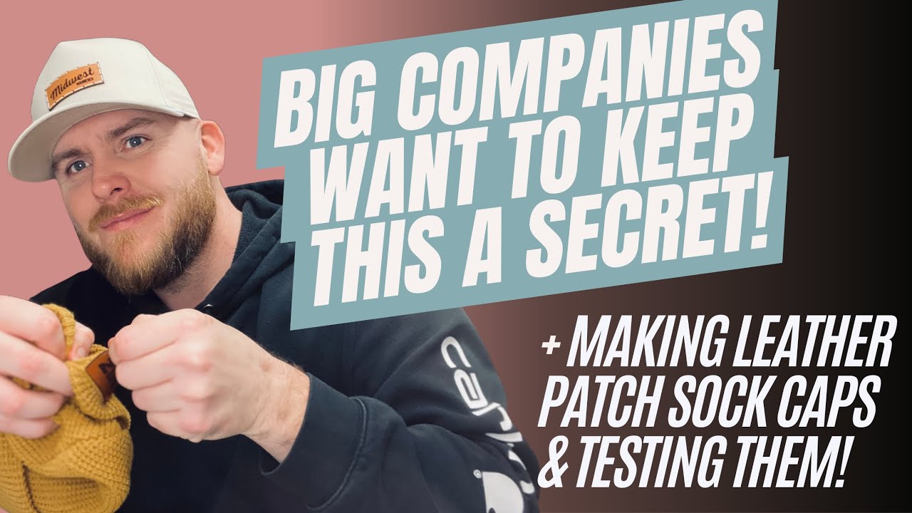 How to Make Leather Patch Sock Caps: The Bonding/Adhesive BIG BUSINESS Wants to Keep a Secret!
