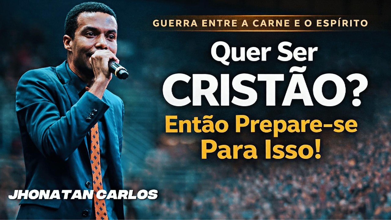 QUER SER CRISTÃO ? GUERRA DA CARNE E O ESPÍRITO ! JHONATAN CARLOS