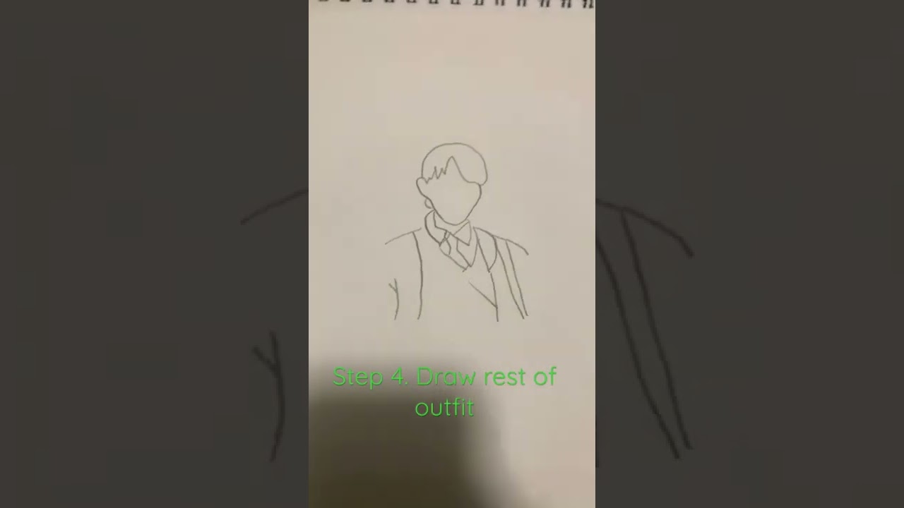 How to draw Draco Malfoy in 4-5 steps || 
