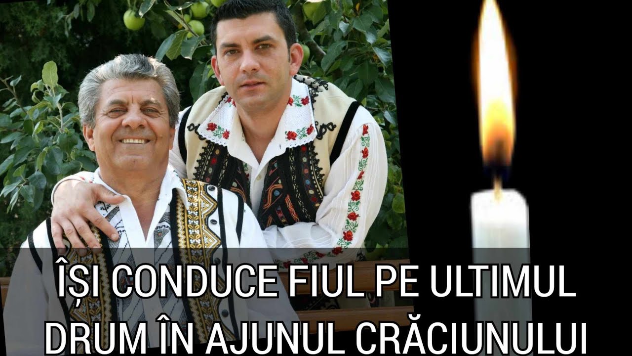 Artistul își conduce fiul pe ultimul drum în ajunul Crăciunului. Marcu Nicolici, răpus de durere.