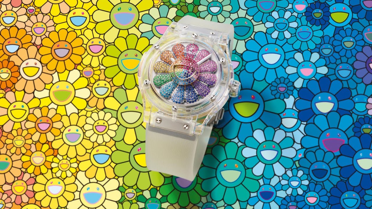 Hublot Giới Thiệu Đồng Hồ Limited-Edition Classic Fusion Takashi Murakami Sapphire Rainbow