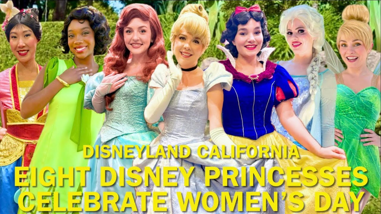 Ariel, Tiana, Elsa & More: EIGHT Disney Princesses CELEBRATE Women’s Day at Disneyland! #disney 