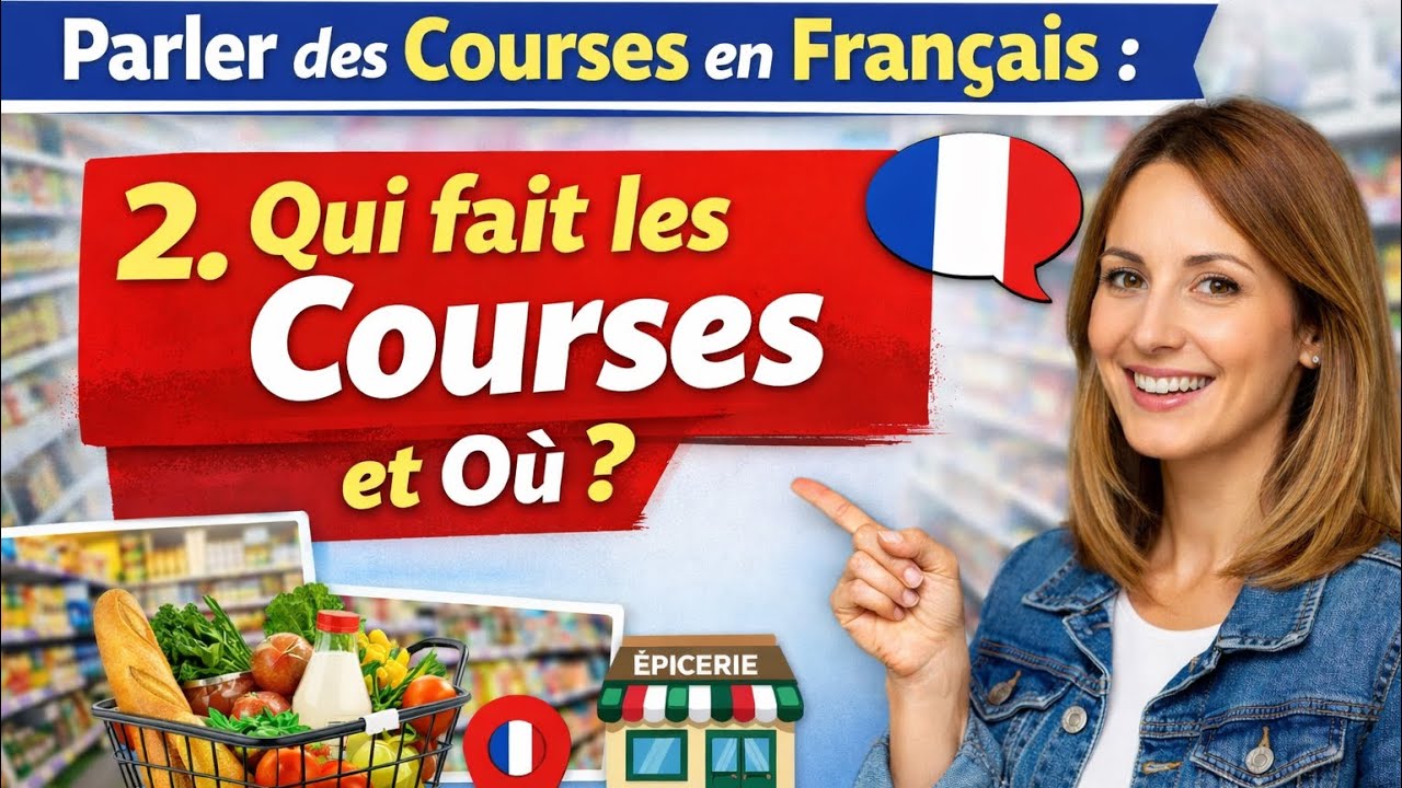 🇫🇷 Exposé sur les courses et les repas en famille.