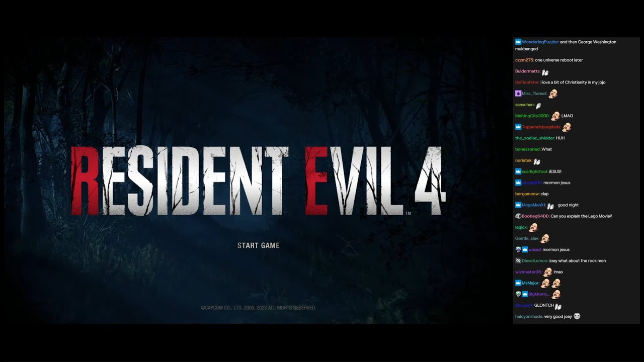 [Vinesauce] Joel [Chat Replay] - Resident Evil 4 Remake (Part 1)