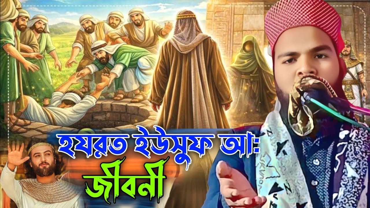 🚀হযরত ইউসুফ আ: এর জীবনী┇মৌলানা মুনসেদ হোসেন┇Hazrat Yousuf er Jiboni || ইউসুফ নবীকে কুয়ে ফেলার ঘটনা