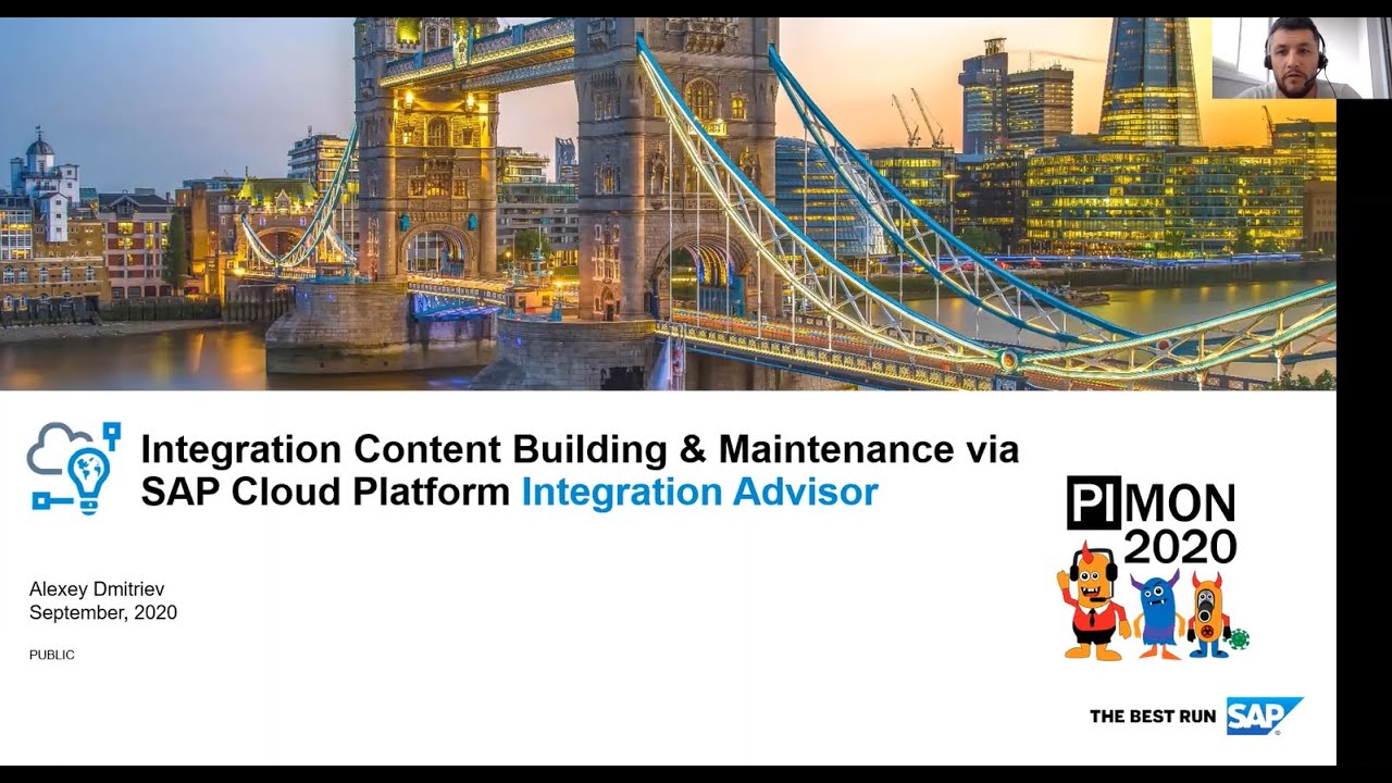 PIMON 2020 - Cессия №07 - SAP Cloud Integration Advisor
