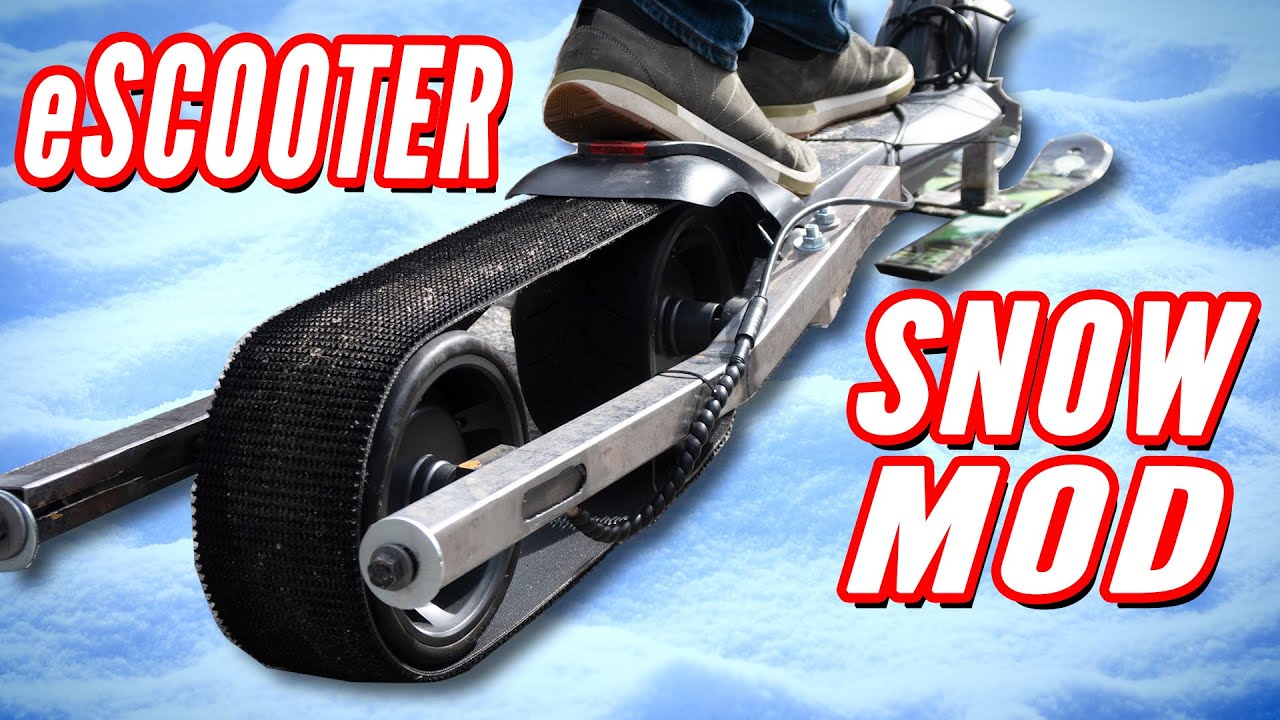 We Made the World's First Electric Snow Scooter! | In Depth