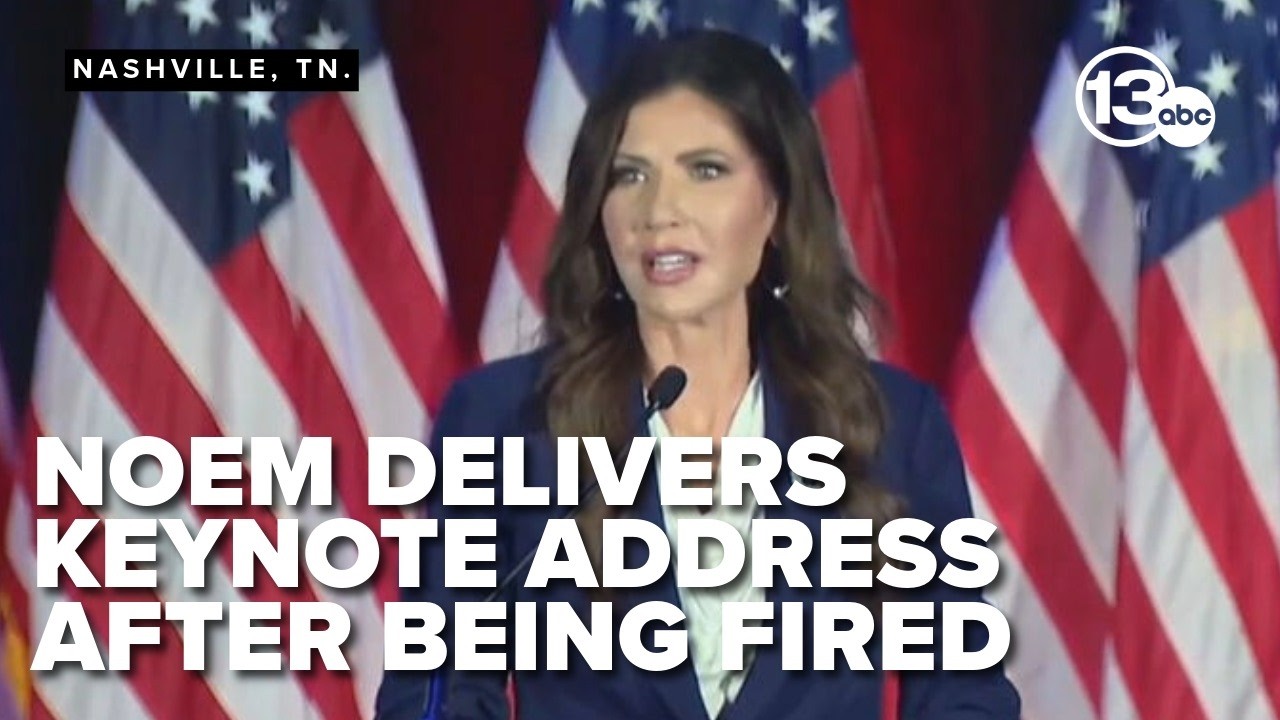 FULL: Noem speaks at conference after Trump fires her as DHS secretary