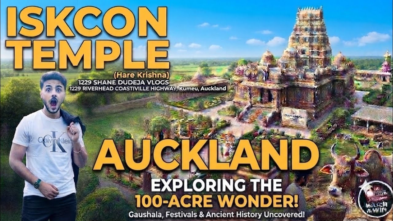 Exploring Auckland's 100-Acre ISKCON Temple (Gaushala & Festivals)
