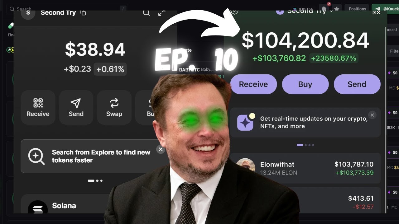 0.1 SOL TO 80 SOL EP.10 (Realistic Memecoin Trading Challenge)