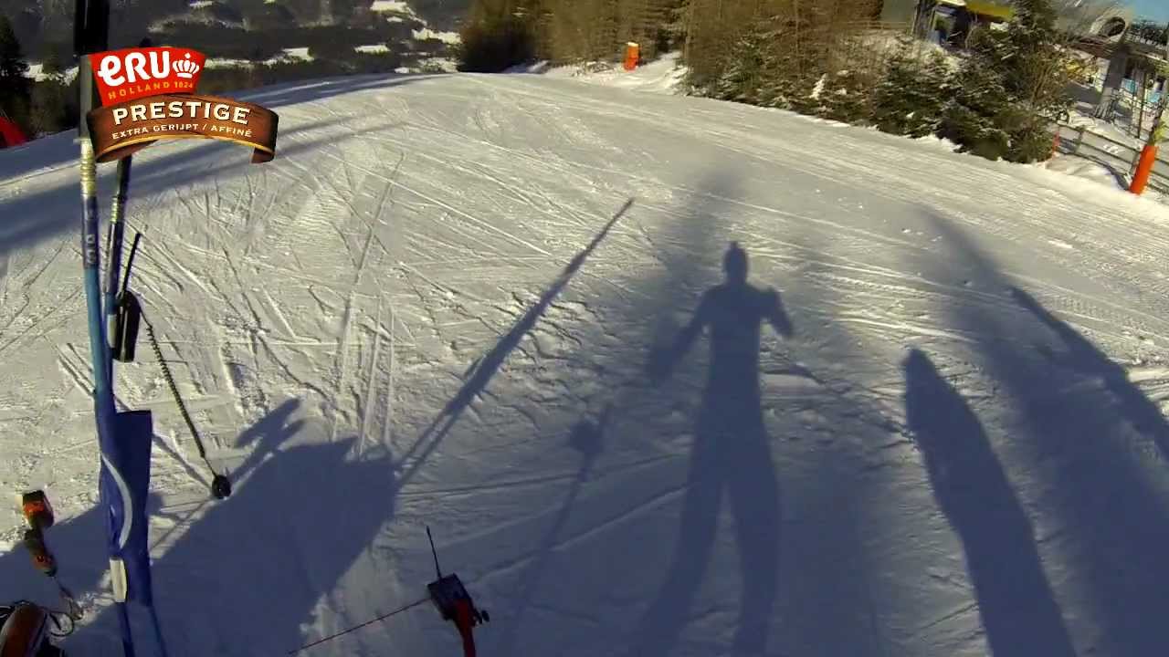 Maarten Meiners GoPro 3 Black Edition Alpine ski racing training january 2013
