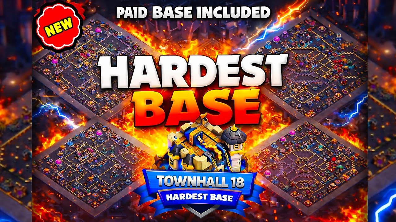 BEST-10 UNBEATABLE TH18 CWL BASE || TH18 CWL + WAR BASE ANTI META 2026 ||TH18 CWL BASE AFTER UPDATE