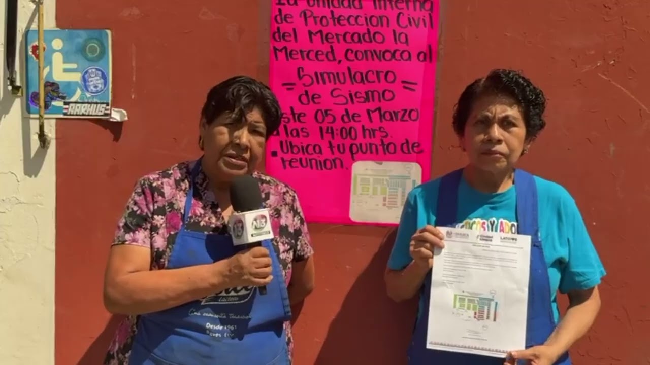 Realizarán simulacro de sismo en el mercado La Merced para reforzar la cultura