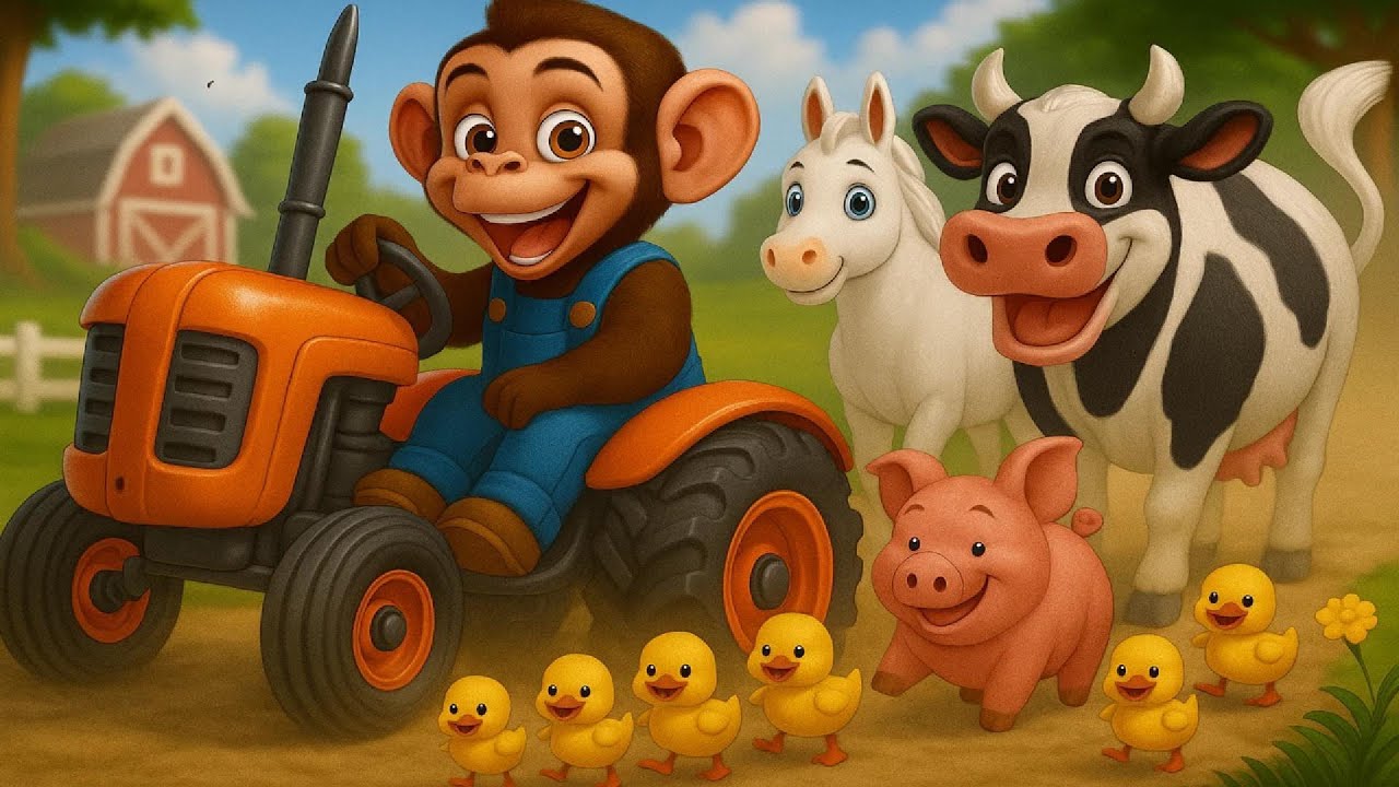 Monkey Banana - Monkey Farm #104 | Harvesting Tractor
