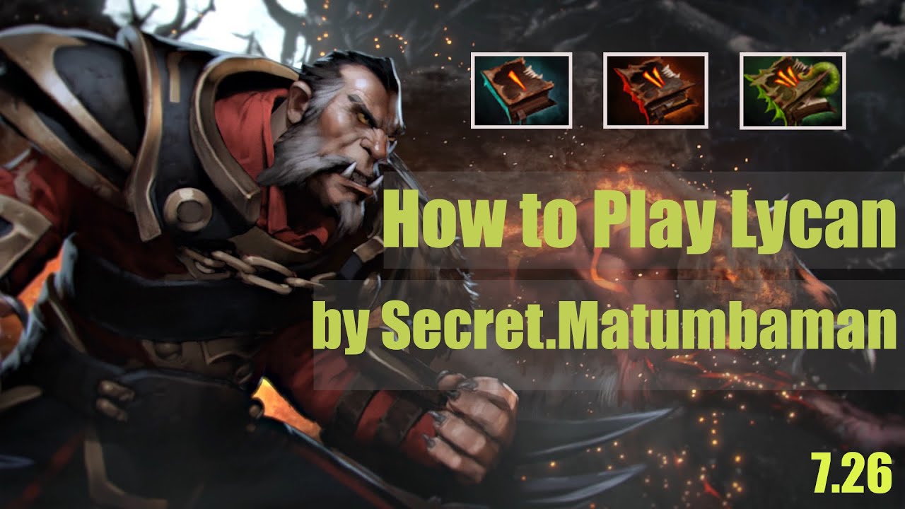 Lycan Gameplay by Matumbaman Pro Carry Dota 2 20min GG