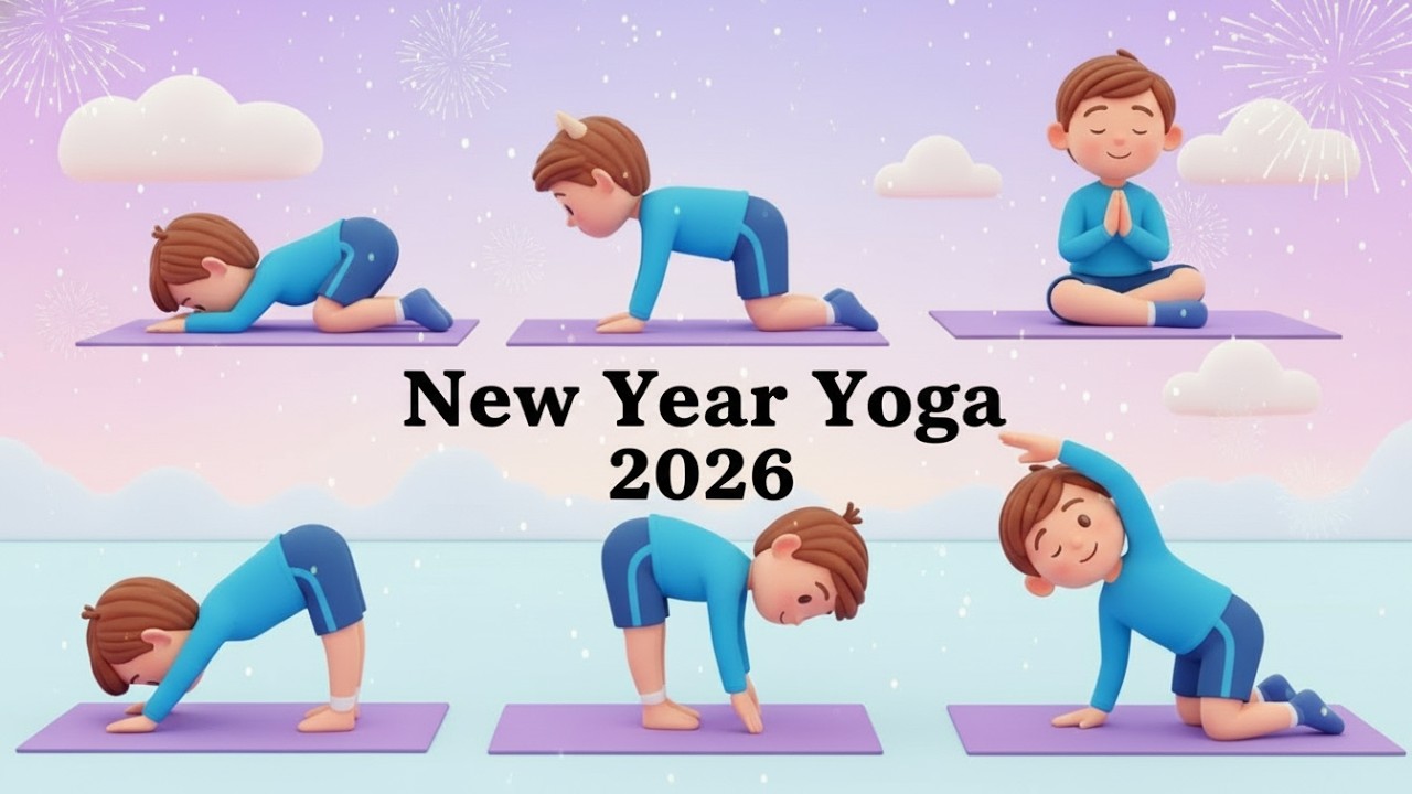 New Year Yoga for Kids | Fun Warm-Ups & Stretch Poses | 2026 Special