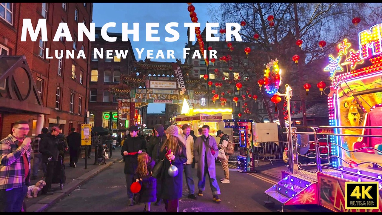 🇬🇧 Lunar New Year Fair in Manchester from Exchange Square to Chinatown, the Year of the Horse 2026