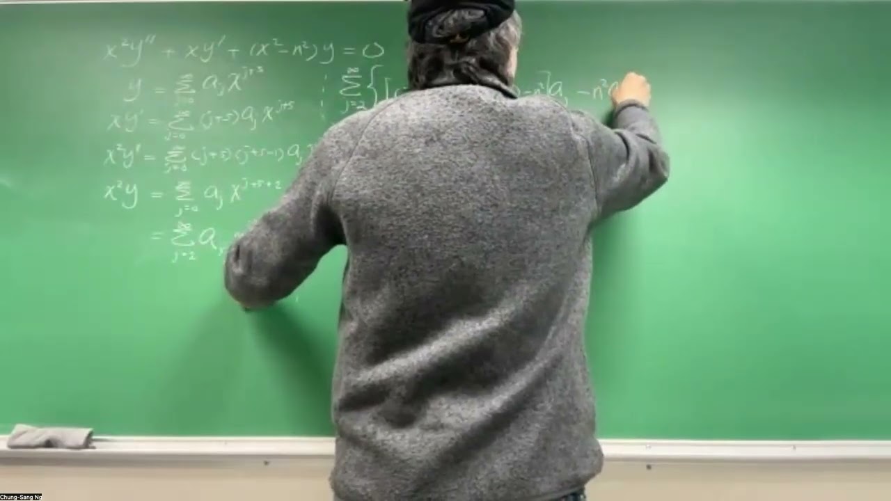 Arfken Section 7.5 Series Solutions - Bessel’s Equation