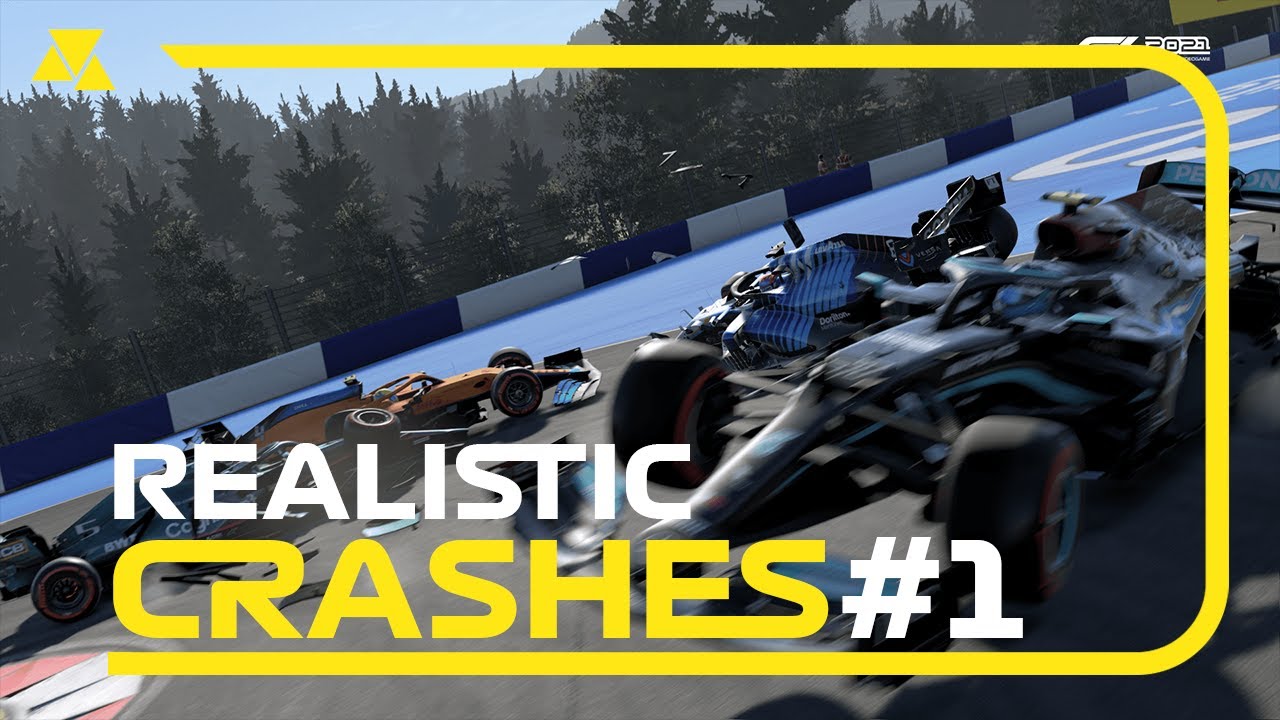 F1 2021 | REALISTIC CRASH COMPILATION #1