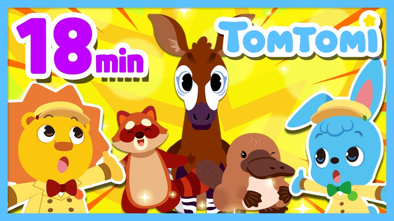¿Hay animales mitad y mitad? ✨ | Canciones de animales raros🎵 | TOMTOMI en Español