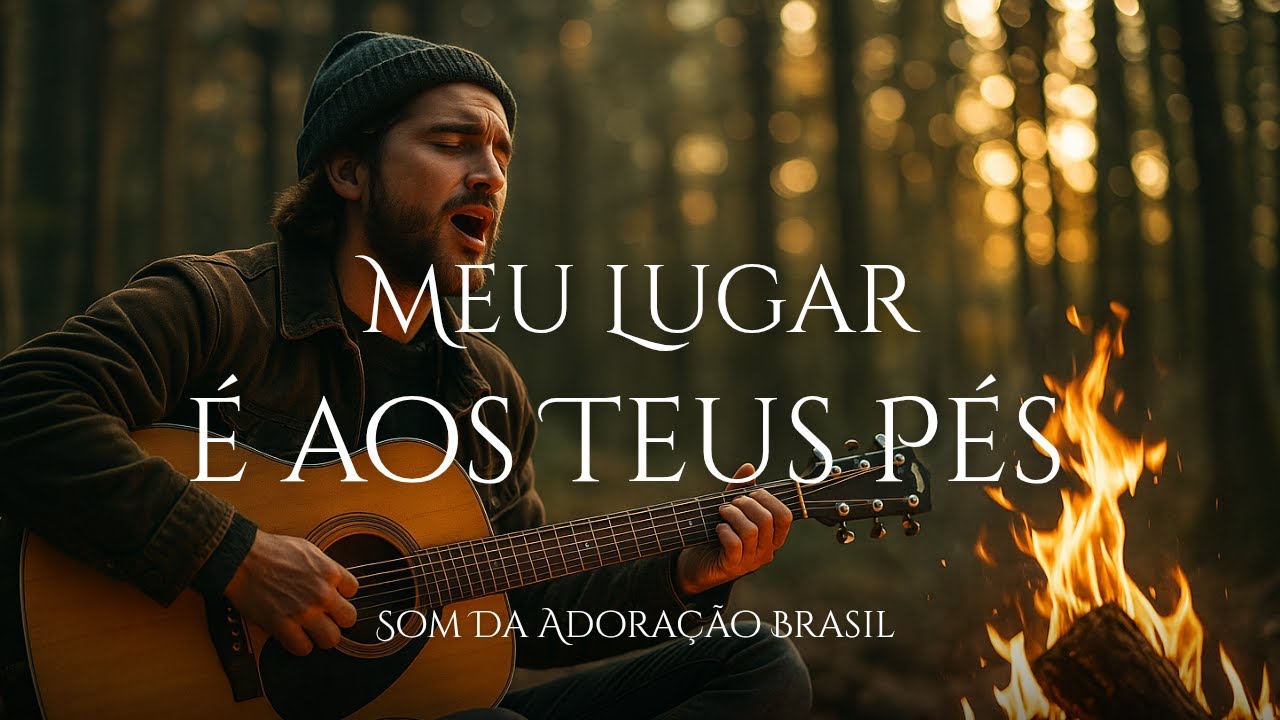 MEU LUGAR É AOS TEUS PÉS | Adoração Que Toca o Céu - Som da Adoração Brasil (Oficial)