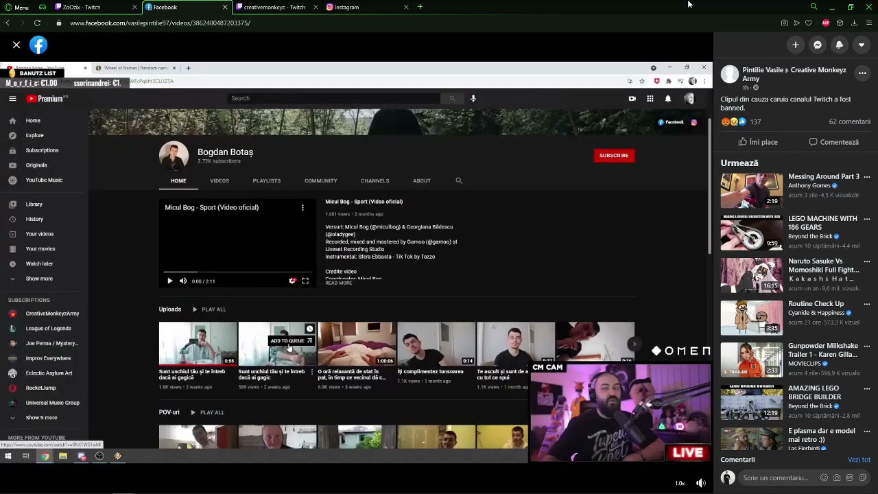 Creative Monkeyz Twitch Ban Reason #LLTCM