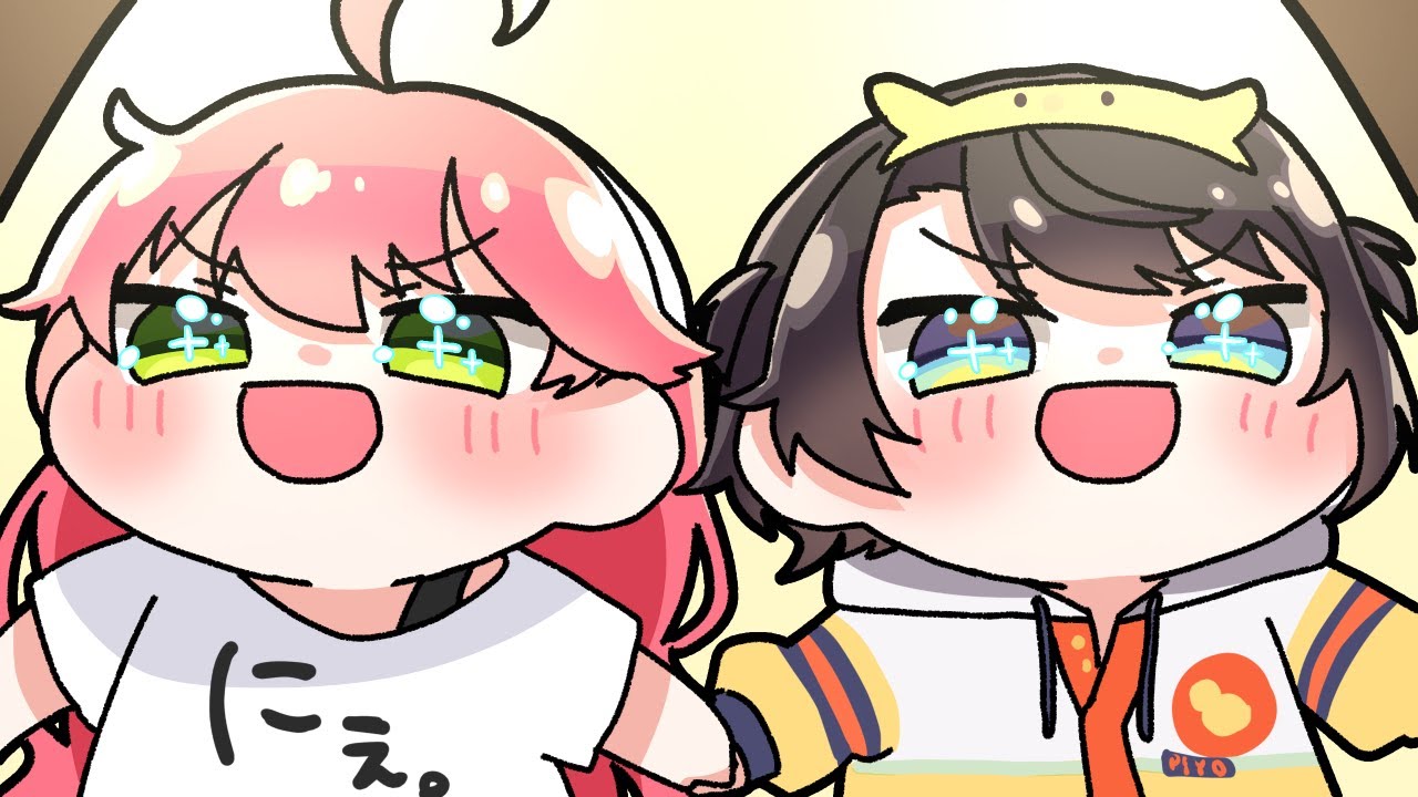 【手描き】みこスバ大冒険inラスベガス【大空スバル/さくらみこ/大神ミオ/hololive】