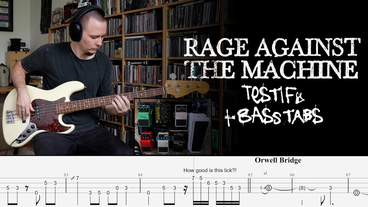 Rage Against The Machine  - Testify - Bass Cover + tabs