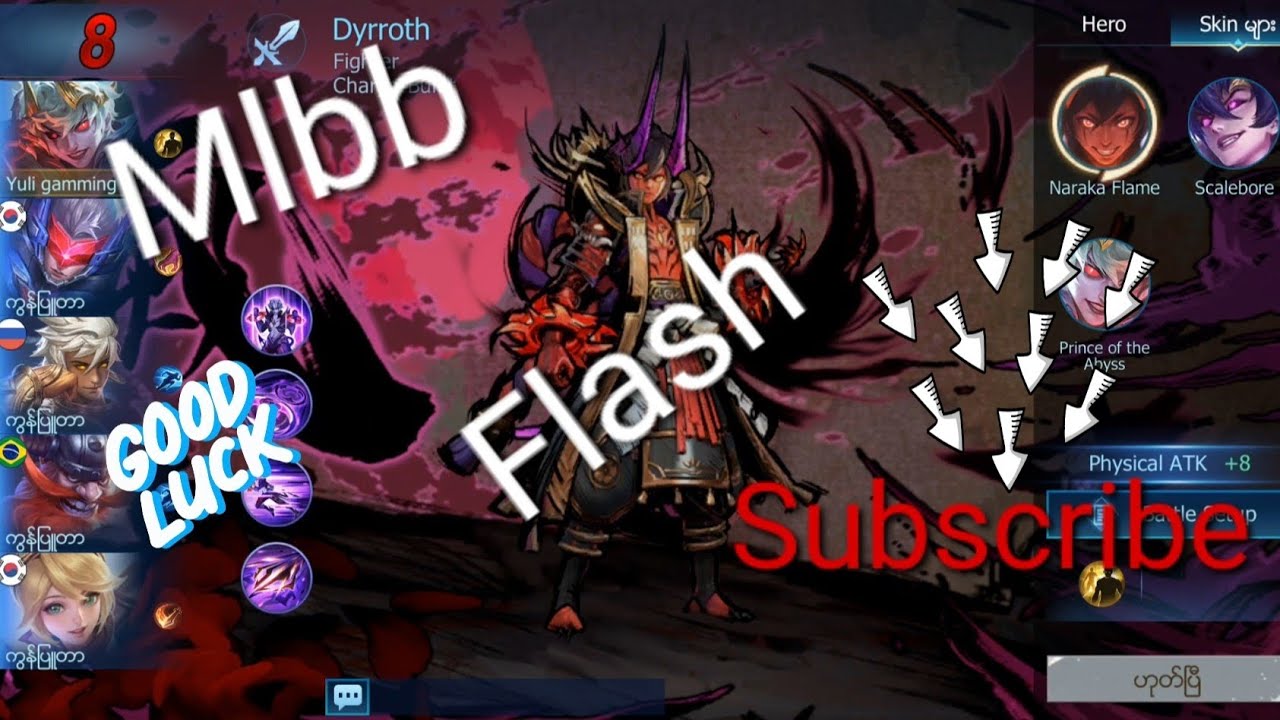 MLBB  က Flash အလှည့်ရောက်ပြီဟေ့#mobilelegends #mlbb #mobile #gaming #games 