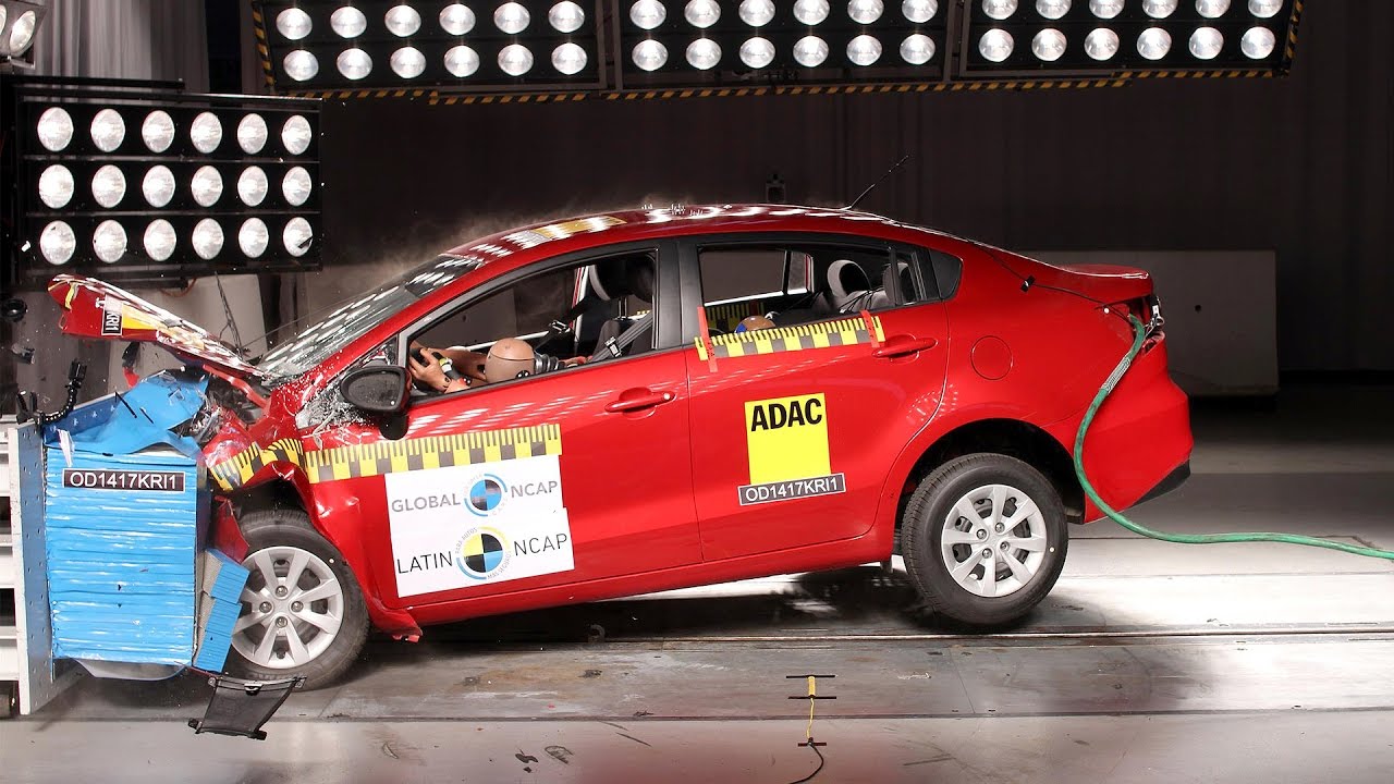 Kia Rio Sedan Crash test Latin NCAP | Rating: ✩✩✩✩✩ (0 Stars)