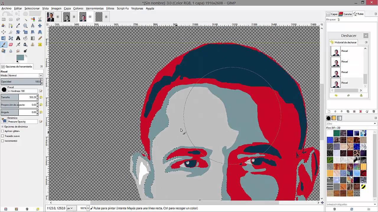 Efecto obama con gimp