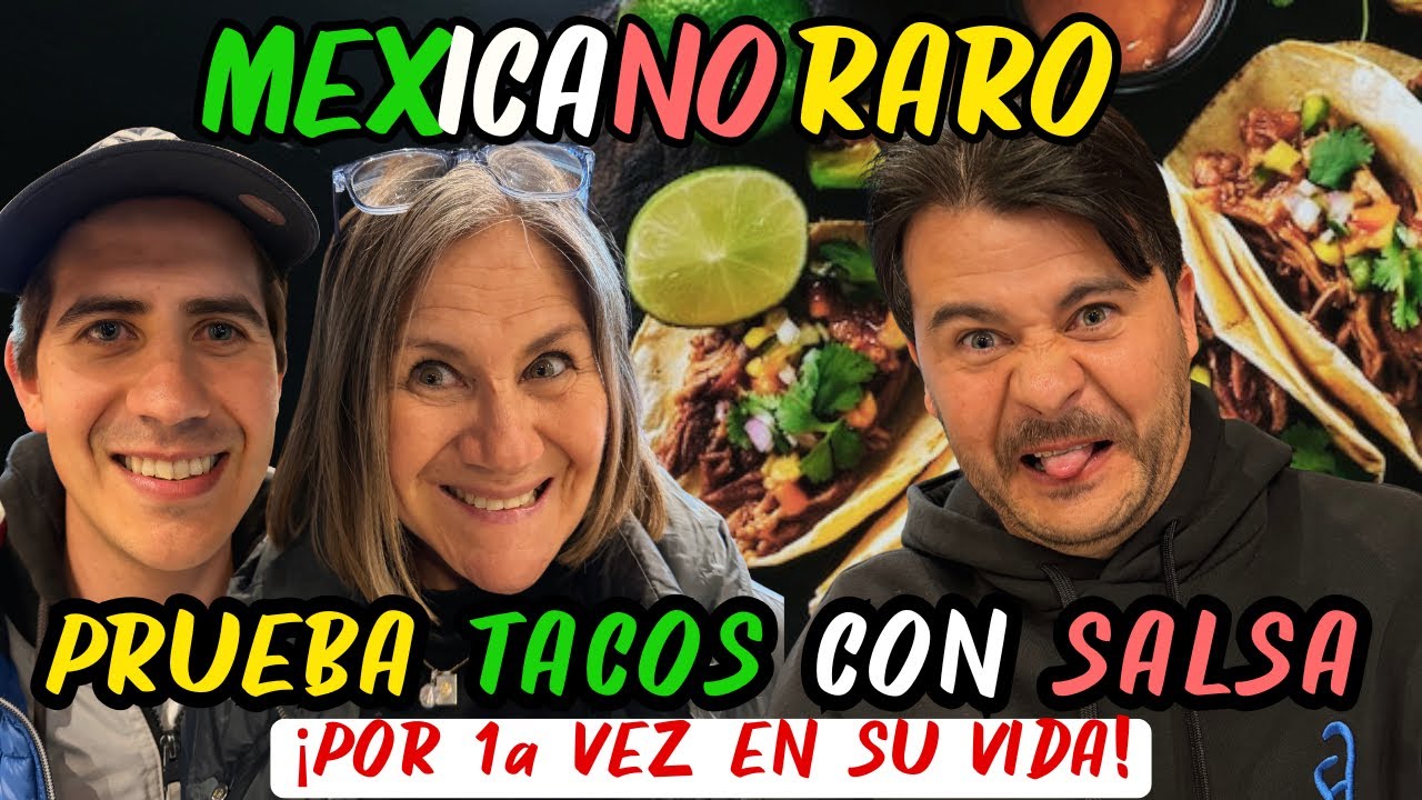 COMO TACOS CON SALSAS POR PRIMERA VEZ EN MI VIDA 🌮🌮🌮