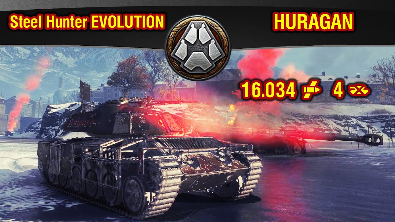 World of Tanks || Steel Hunter EVOLUTION - Huragan Gun 1 - Win 11