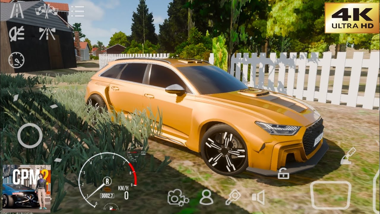 Drive Audi RS 6 - Car parking multiplayer 2 - 4k Graphics gameplay 
