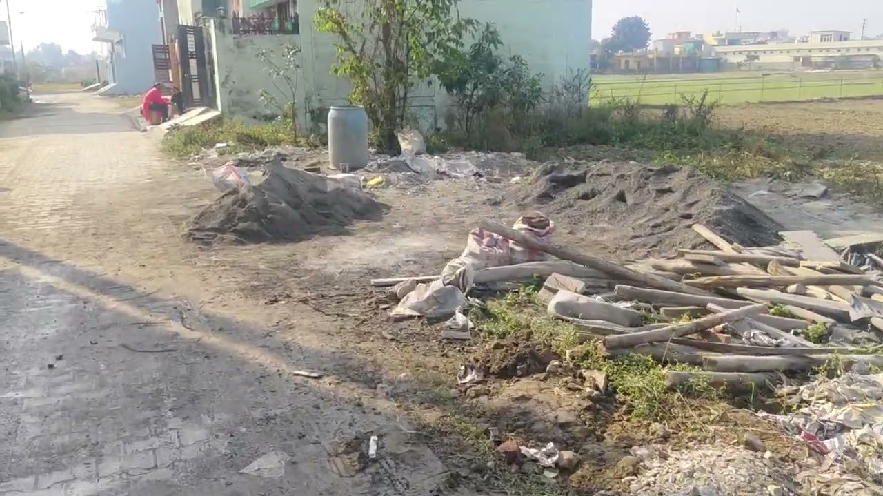 Small plot available Shimla bypass road Badowala Shivraj nagar 40 feet frount 30 feet depth