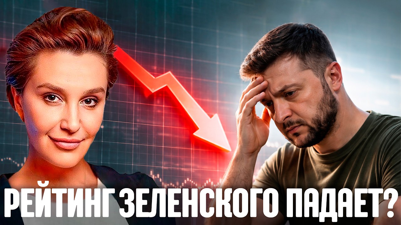 Почему рейтинг Зеленского падает? Кто становится №1? - Егорова