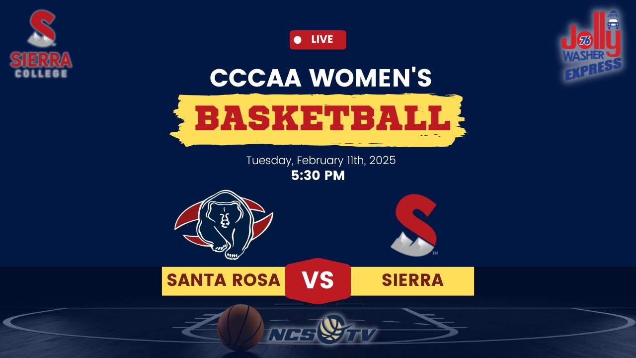 Santa Rosa Junior College vs Sierra College Women's Basketball LIVE 2/11/25