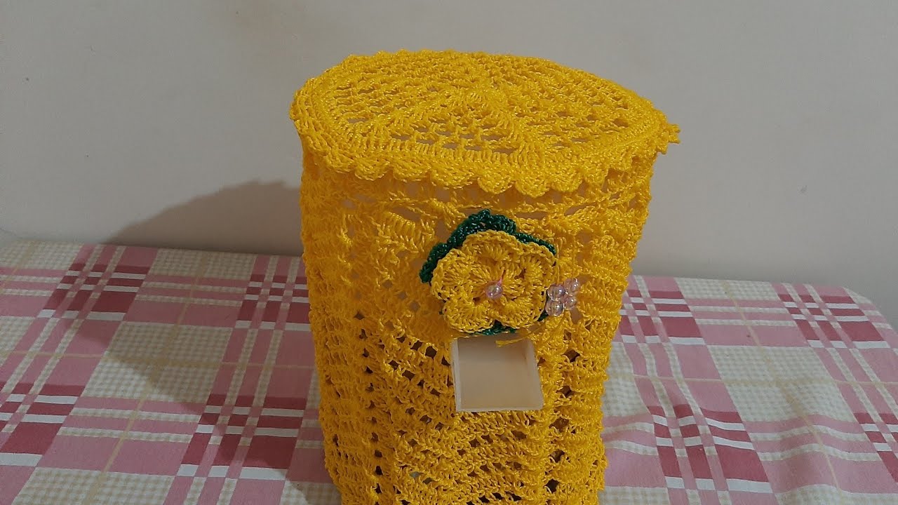 Passo a passo da capa do espremedor de frutas em croche fácil e rápido de fazer