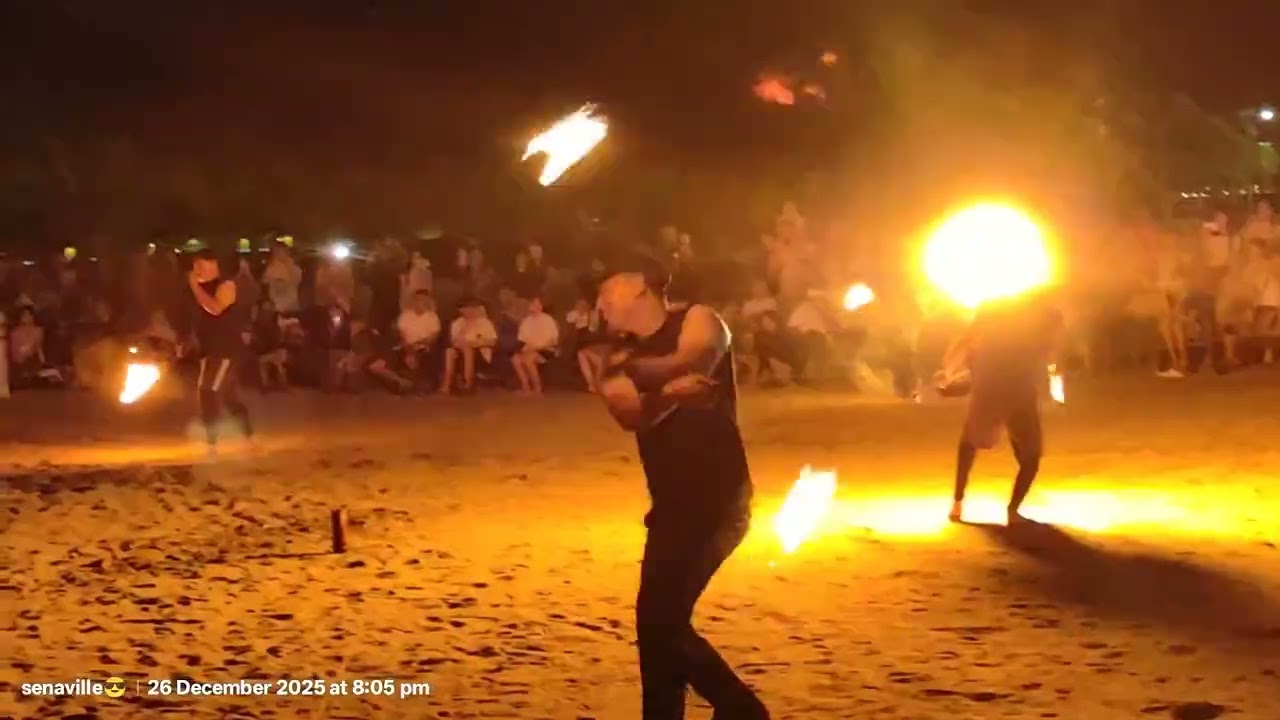 Fire show @Lexis, Dec25