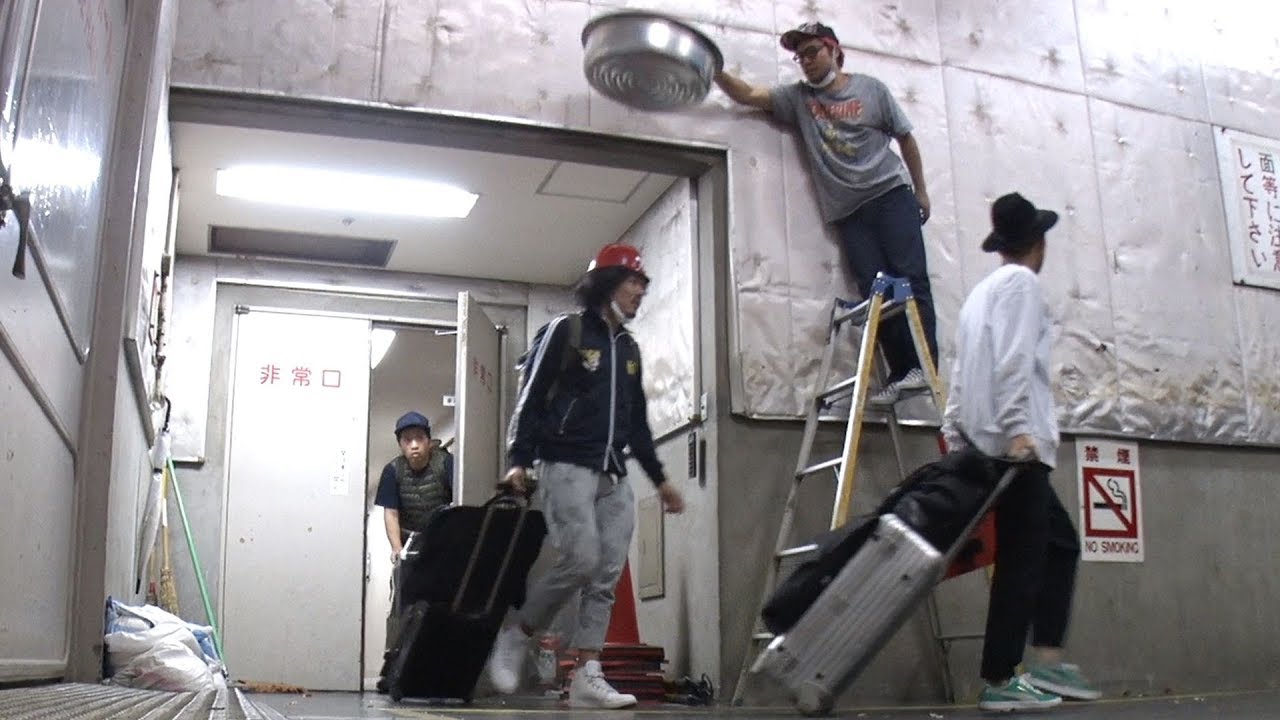 愛用のヤンキースキャップをメットにwそして…ww 【SUSHI★BOYSのいたずら#110】