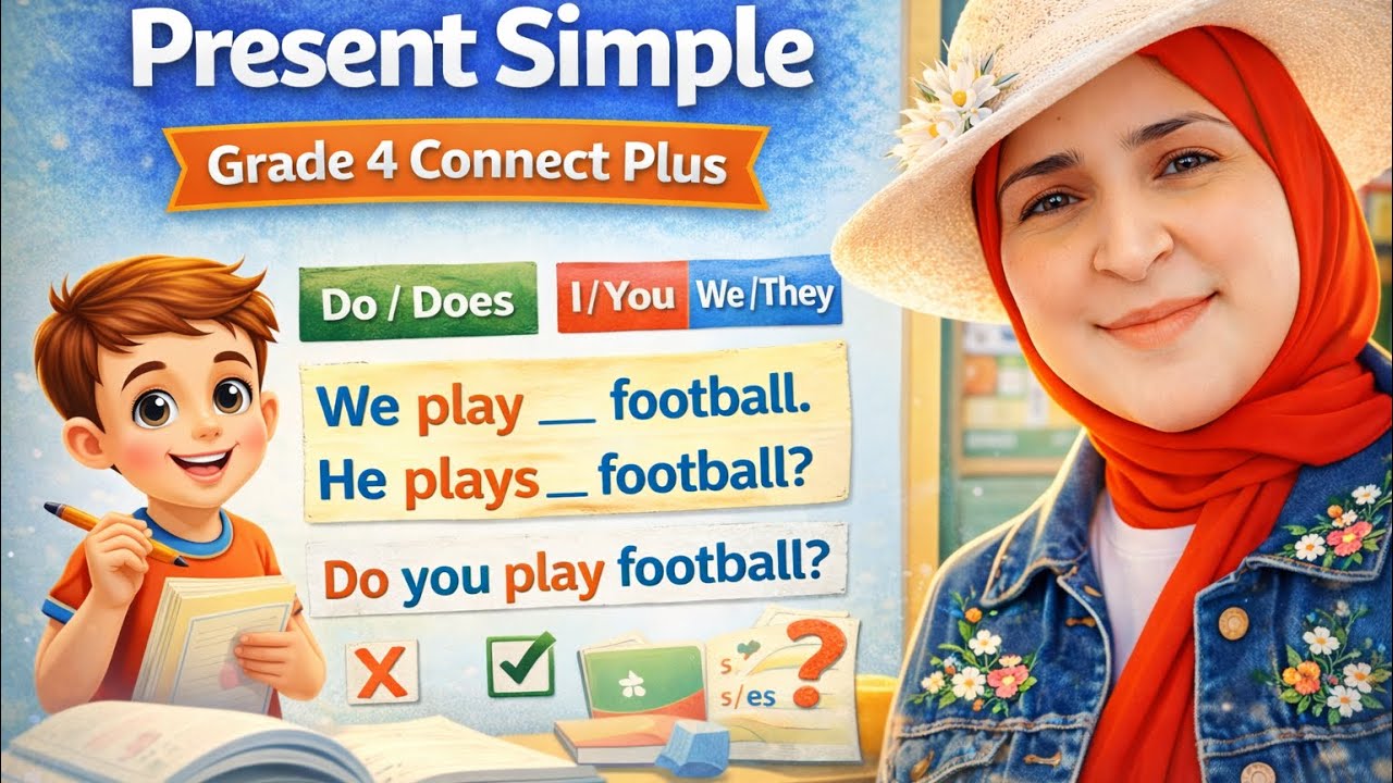 Present Simple | Grade 4 Connect Plus | Explanation + Practice Questions
