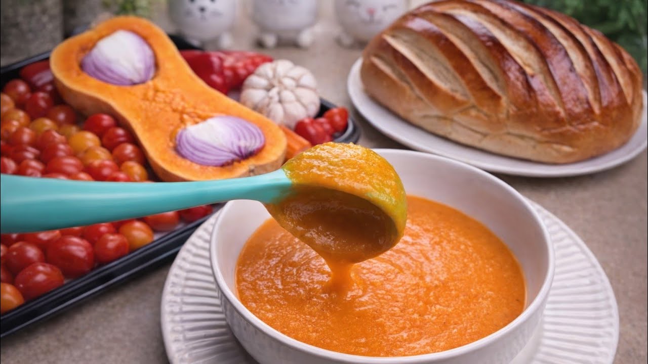 Roasted Butternut Squash Soup — the cozy meal my family always asks for