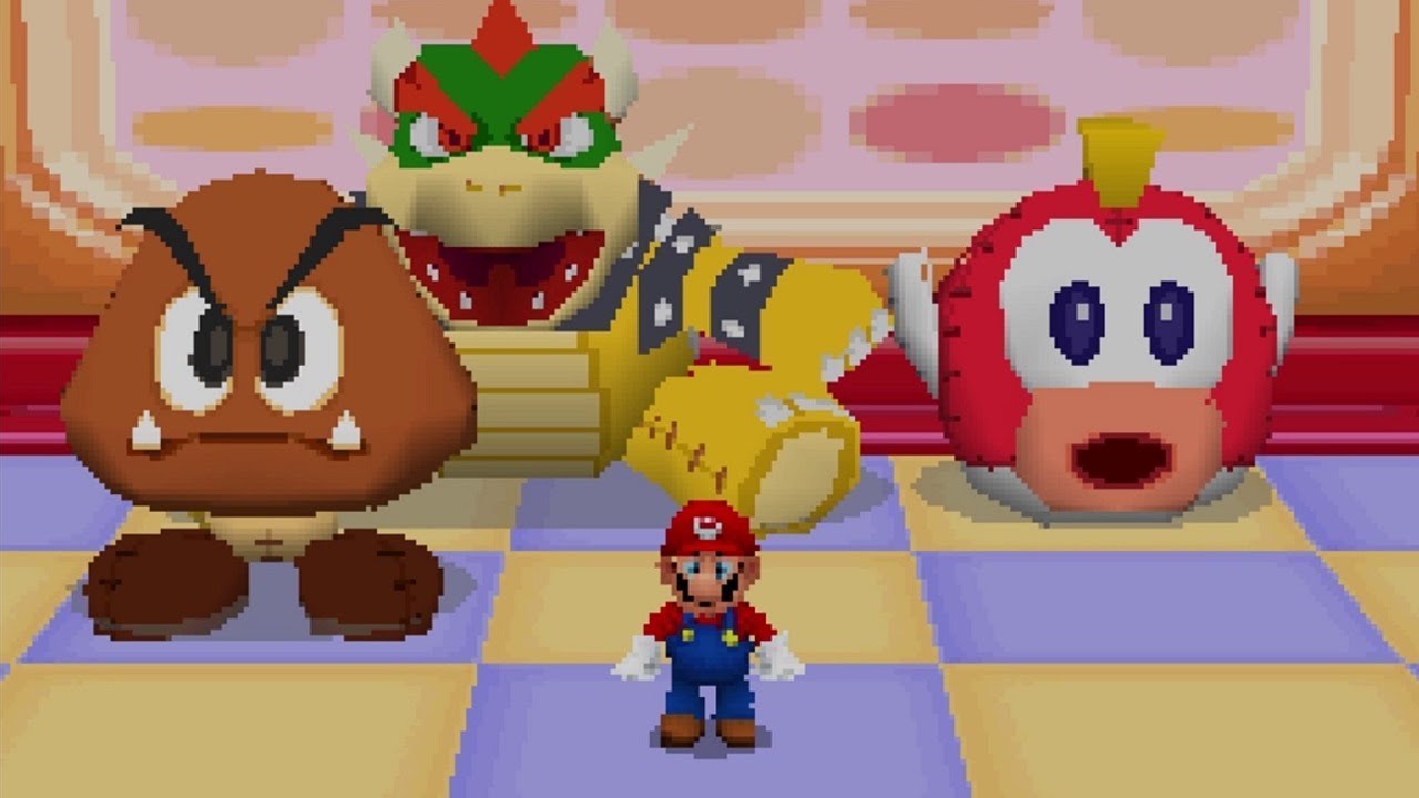 Mario Party DS - All 1 vs. 3 Minigames
