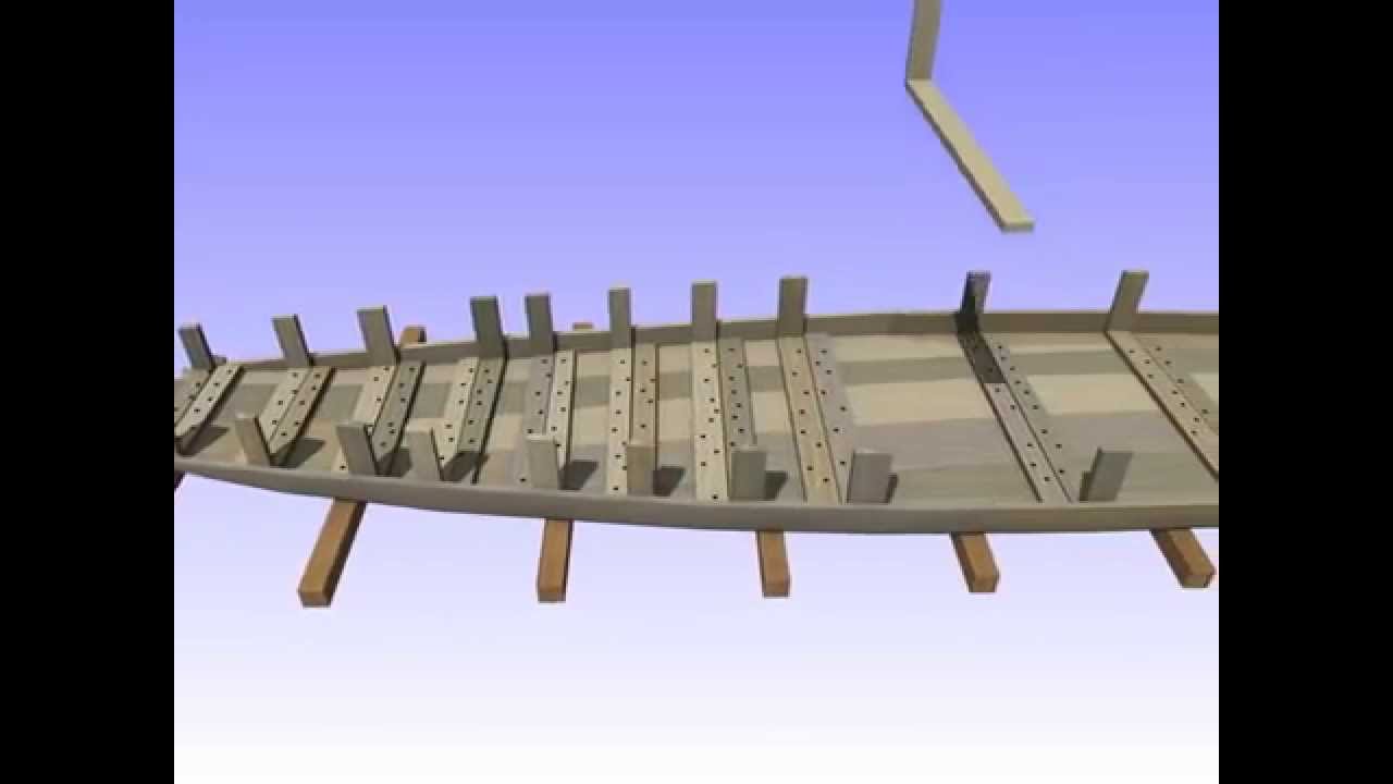 Bevaix Boat - Construction Sequence Animation